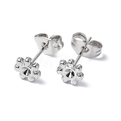 304 Stainless Steel Stud Earring Findings STAS-F286-15P-1