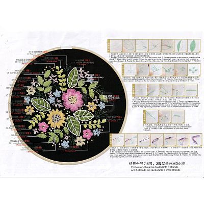 Embroidery Kit DIY-M026-03-1