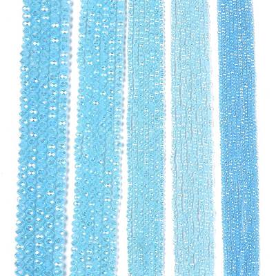 Electroplate Glass Beads Strands LS-EGLA-A044-J8mm-B04-1