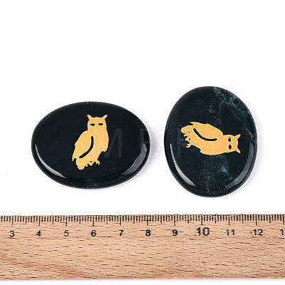 Natural Indian Agate Cabochons G-T143-28B-1