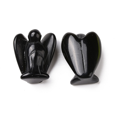 Natural Obsidian Angel Decor Healing Stones G-G864-01A-02-1