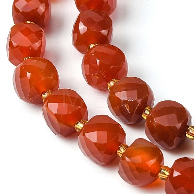 Natural Carnelian Beads Strands G-Q010-A17-01-1