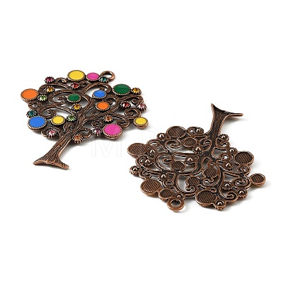 Alloy Enamel Big Pendants AL-CBA75EE-02R-1
