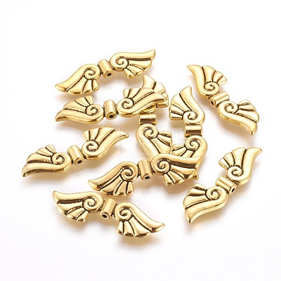 Tibetan Style Alloy Beads TIBEB-4993-AG-NR-1