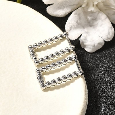 304 Stainless Steel Hoop Earrings for Women EJEW-M068-08A-P-1
