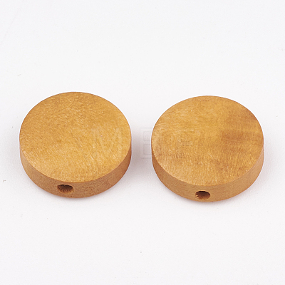 Natural Pear Wood Beads WOOD-T009-1.5cm-05-1