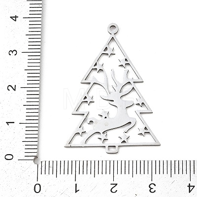 Christmas 201 Stainless Steel Pendants STAS-C156-01O-P-1