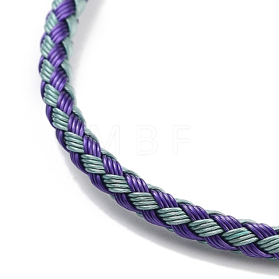 Braided Steel Wire Bracelets Making BJEW-H610-02G-04-1