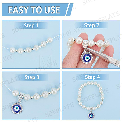 190Pcs 19 Styles Tibetan Style Alloy Tube Bails FIND-ME0004-24-1