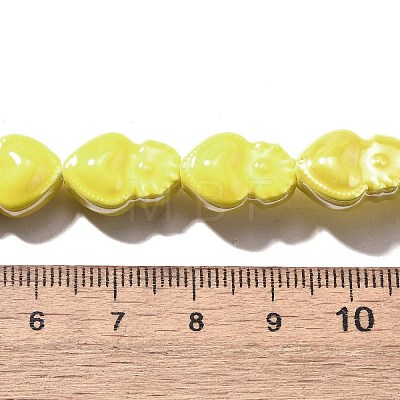 Handmade Porcelain Beads Strands PORC-I028-01H-1