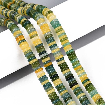 Dyed Natural White Jade Beads Strands G-T142-6mm-05D-1