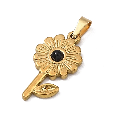 Natural Black Onyx(Dyed & Heated) Pendants GG-CBA97F4-01G-08-1
