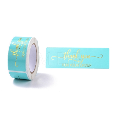Hot Stamping Self-Adhesive Paper Gift Tag Youstickers DIY-A023-02A-1