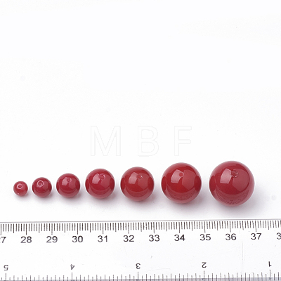 Eco-Friendly Plastic Imitation Pearl Beads X-MACR-S278-4mm-03-1