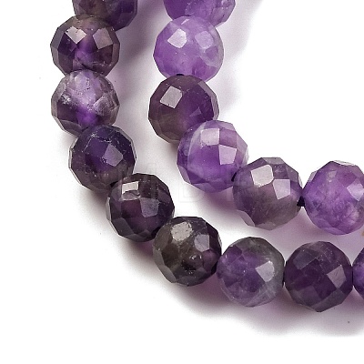 Natural Amethyst Beads Strands G-F770-C07-02AB-1