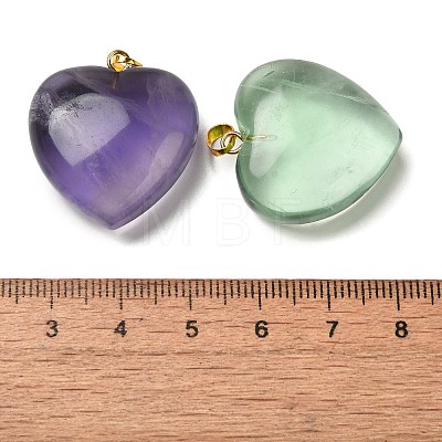 Natural Fluorite Pendants G-C155-02A-G-1