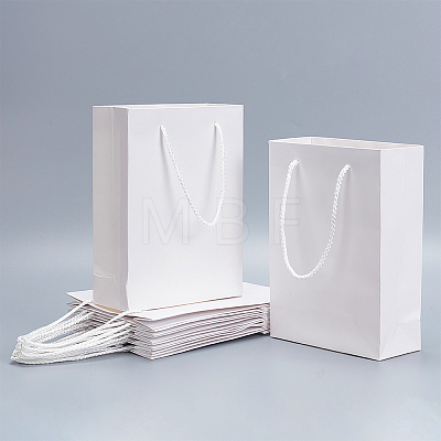  20Pcs Rectangle Cardboard Paper Bags AJEW-NB0005-42-1