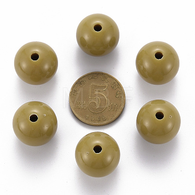 Opaque Acrylic Beads MACR-S370-C16mm-29-1