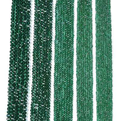 Electroplate Glass Beads Strands EGLA-A044-T2mm-A18-1