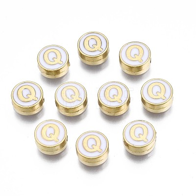 Alloy Enamel Beads ENAM-N052-006-01Q-RS-1