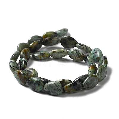 Natural African Turquoise(Jasper) Beads Strands G-L585-F01-01-1