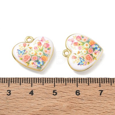 Printed Brass Pendants KK-CBAF9BC-02G-02-1