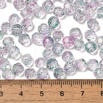 Transparent Colours Glass Round Beads SEED-F006-04A-07-1