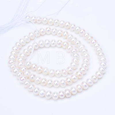 Natural Cultured Freshwater Pearl Beads Strands PEAR-R063-08-1
