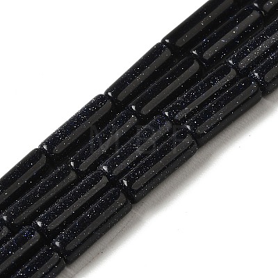 Synthetic Blue Goldstone Beads Strands G-D464-22-1