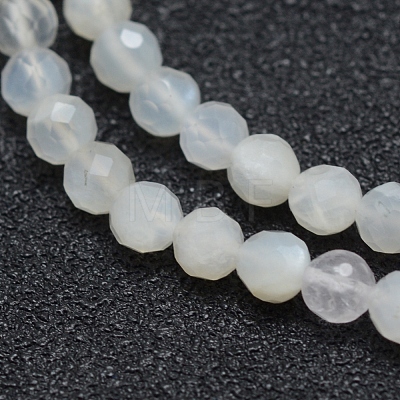 Natural White Moonstone Beads Strands G-E411-07-3mm-1