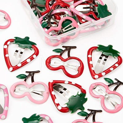 24Pcs 4 Style Iron Snap Hair Clips PHAR-LS0001-02-1