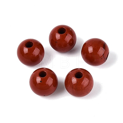 Natural Red Jasper Beads G-Q602-08C-16-1