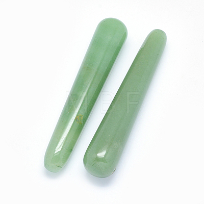 Natural Green Aventurine Massage Sticks DJEW-E004-01B-1