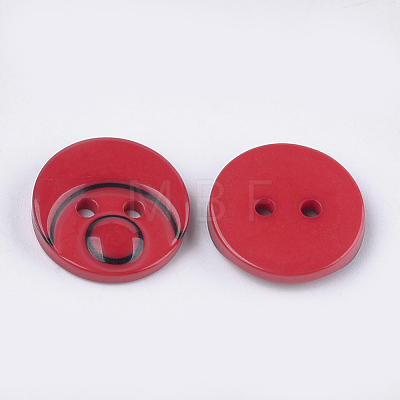 Resin Buttons BUTT-Q041-06A-07-1