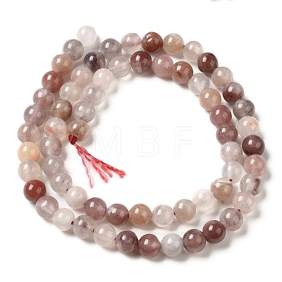 Natural Strawberry Quartz Beads Strands G-H298-A03-02-1