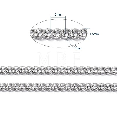 Brass Twisted Chains CHC010Y-NFK-1