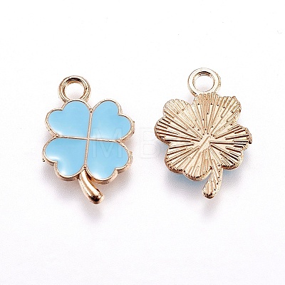 Alloy Enamel Pendants ENAM-L017-I01-1