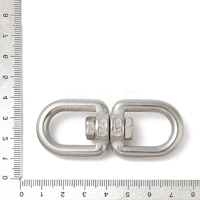 Non-Tarnish 304 Stainless Steel 8 Shape Swivel Clasps STAS-S127-03P-04-1