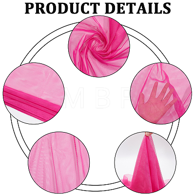 Polyester Mesh Fabric DIY-WH20009-40K-1