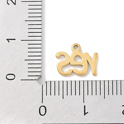 304 Stainless Steel Charms STAS-K286-02A-G-1