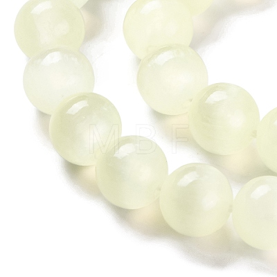 Natural Selenite Beads Strands G-C142-01B-05-1