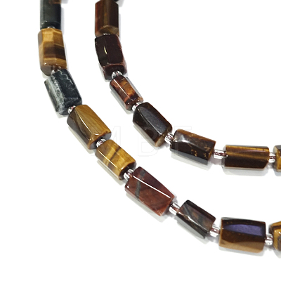 Natural Tiger Eye Dyed Beads Strands G-K245-I01-B01-1