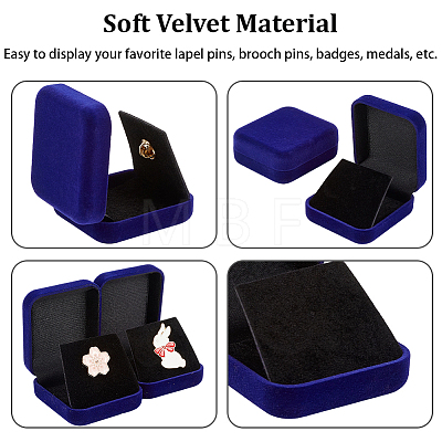 Velvet Jewelry Gift Storage Boxes CON-CY0001-01B-02-1