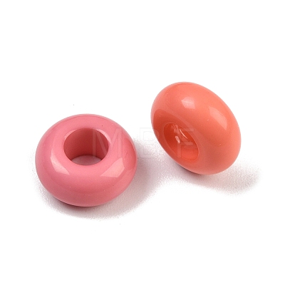 Opaque Acrylic Beads OACR-A040-11-1