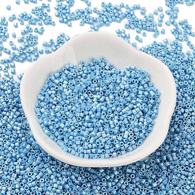Baking Paint Glass Seed Beads X-SEED-S042-15B-28-1