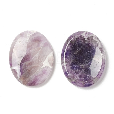 Natural Amethyst Worry Stone for Anxiety Therapy G-B036-01B-1