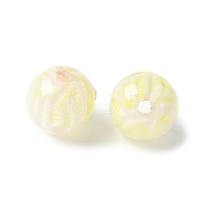 Two Tone Transparent Acrylic Beads OACR-D304-02D-1