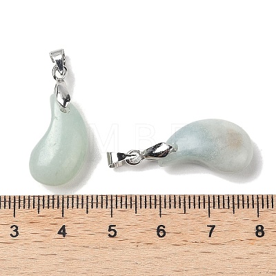 Natural Flower Amazonite Pendants G-NH0025-14P-09-1