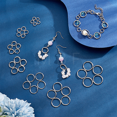   226Pcs 7 Styles 304 Stainless Steel Open Jump Rings STAS-PH0005-53-1