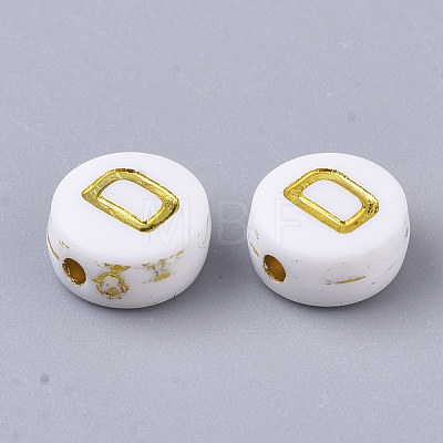 Plating Acrylic Beads PACR-R242-01D-1